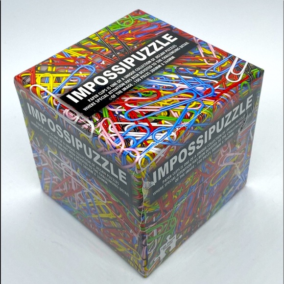 Impossipuzzle 100 Piece Puzzle- Paper Clips - Picture 1 of 2